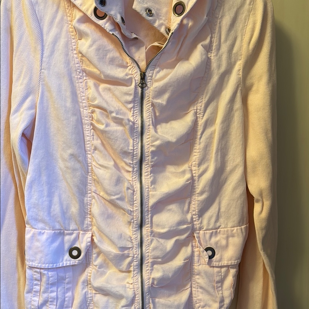 Ruffled Button-Up Jacket - image 3